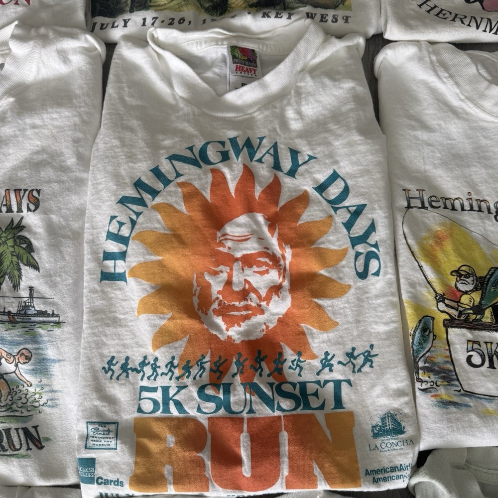 Vintage Lot of 16 Rare Key West Marathon Race Running Shirts Tees 5k, 7 Mile - Picture 9 of 16